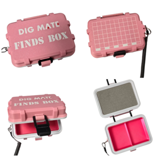 Dig Mate Metal Detecting Finds Box - Pink