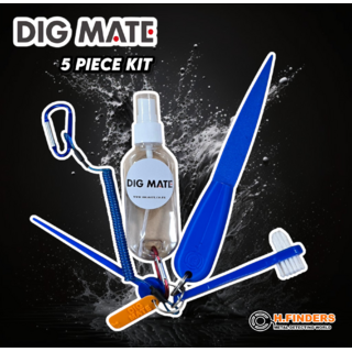 DIG MATE Metal Detector Artefact Finds Pouch Accessory Kit 5 Piece