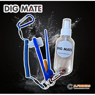 DIG MATE Metal Detector Artefact Finds Pouch Accessory Cleaning Kit